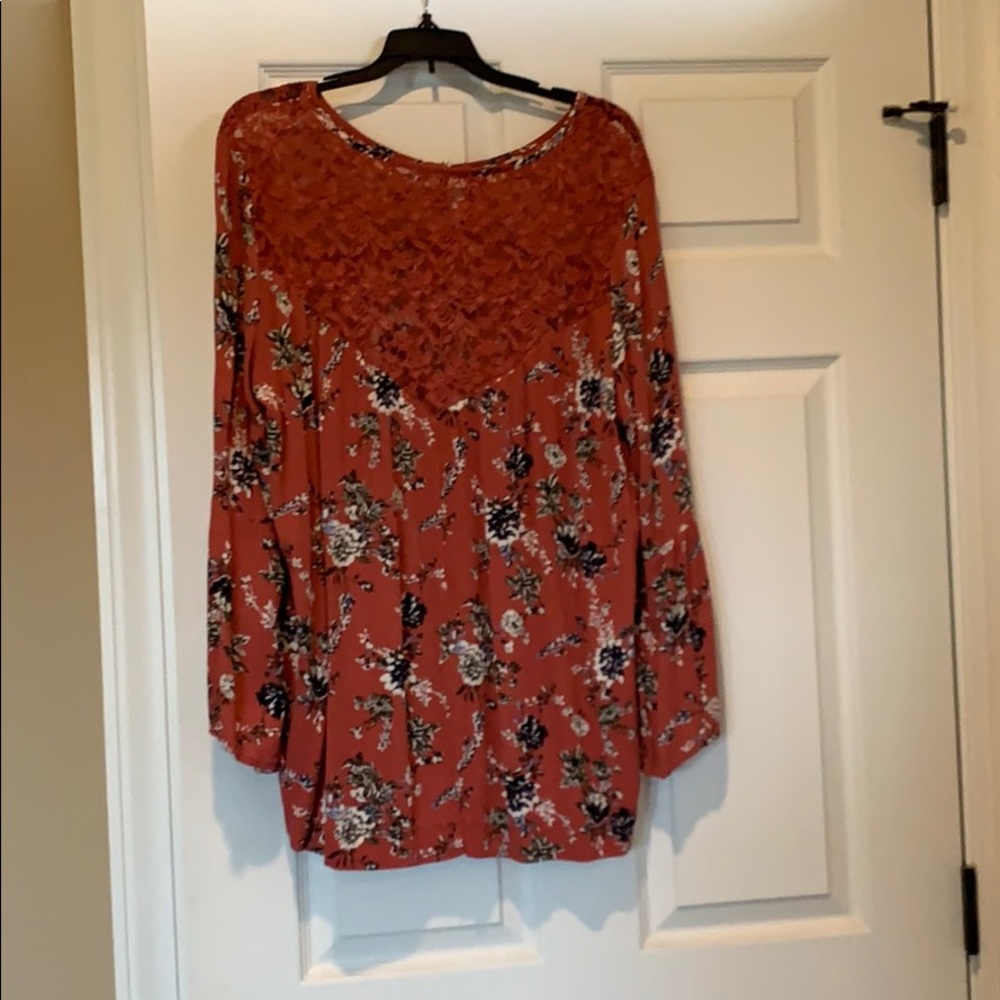 Long sleeve blouse